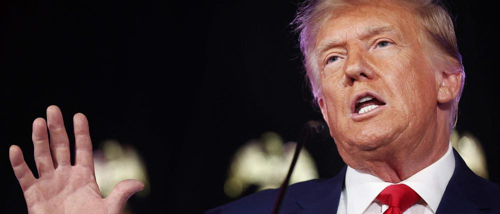 Donald Trump in Nevada Anfang Juli.