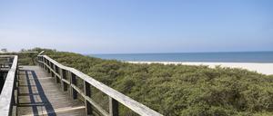 Ausblick auf den Strand von Juist.