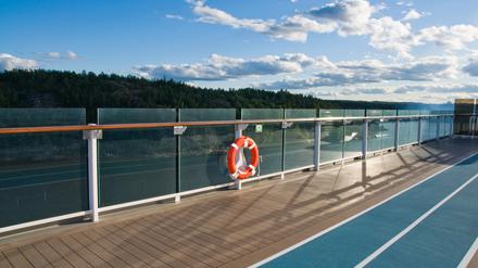 Auf Deck 11 lässt es sich gut laufen.