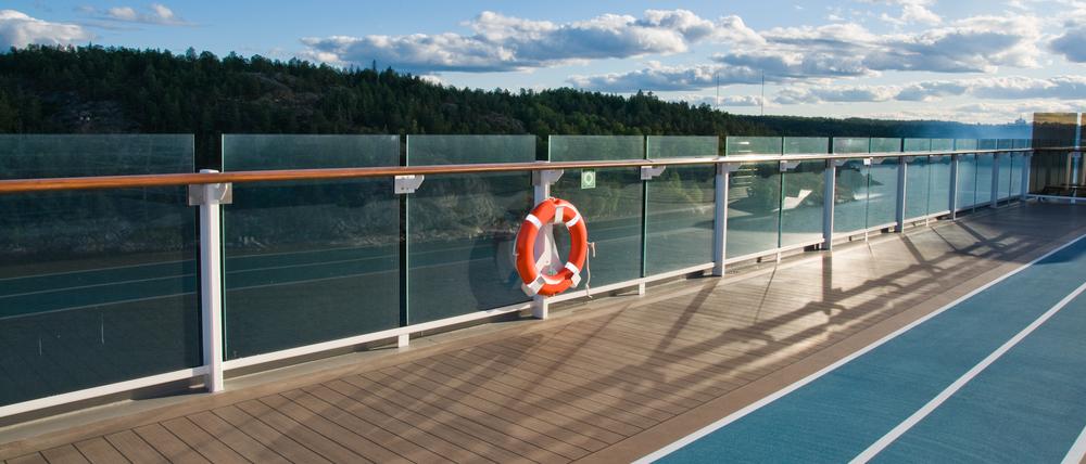 Auf Deck 11 lässt es sich gut laufen.