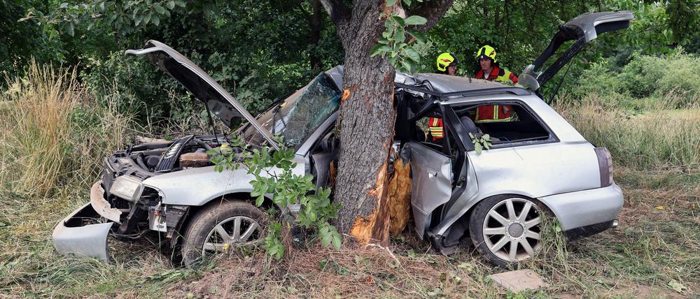 Ein tödlicher Verkehrsunfall in Mönchenberg.