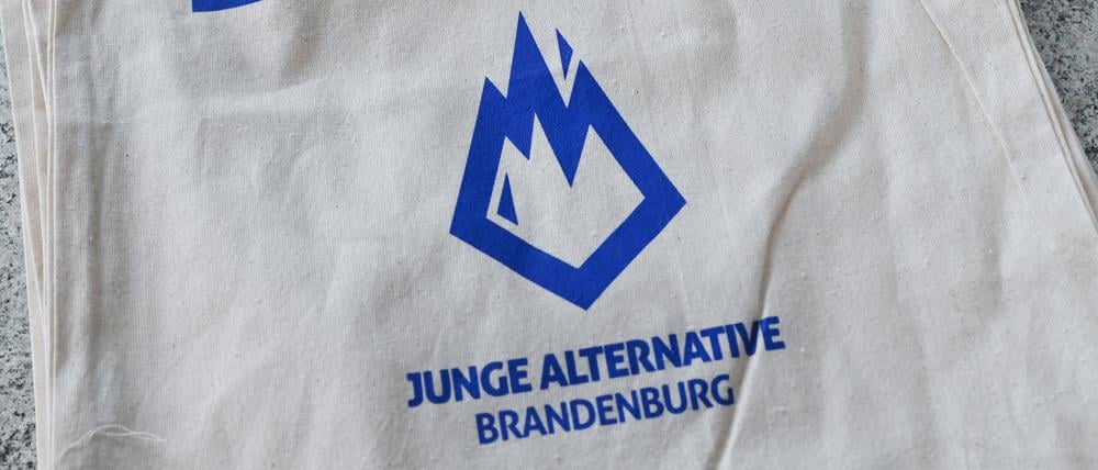 Tragetasche der Jungen Alternative Brandenburg.
