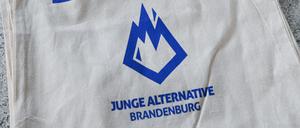 Tragetasche der Jungen Alternative Brandenburg.