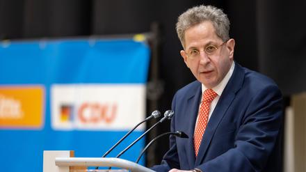 Hans-Georg Maaßen bei einer Rede.