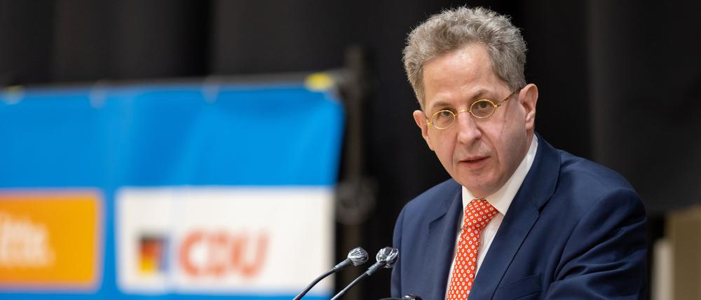 Hans-Georg Maaßen bei einer Rede.