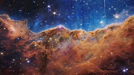 Das von der US-amerikanischen Weltraumbehörde Nasa zur Verfügung gestellte Bild zeigt einen Blick auf den Carina-Nebel (Carina Nebula).