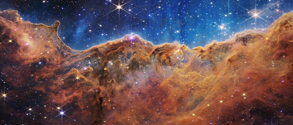 Das von der US-amerikanischen Weltraumbehörde Nasa zur Verfügung gestellte Bild zeigt einen Blick auf den Carina-Nebel (Carina Nebula).