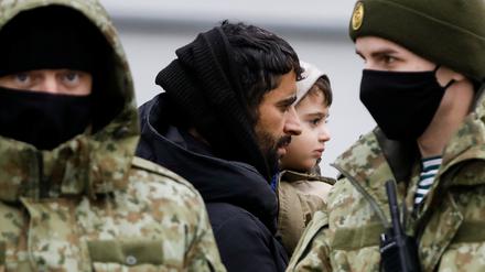 Das Migrantenaufkommen an der polnisch-belarussischen Grenze nimmt zu.