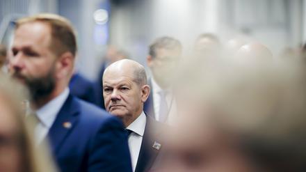Olaf Scholz (SPD), Bundeskanzler, aufgenommen beim Nato-Gipfel im litauischen Vilnius. 