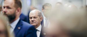 Olaf Scholz (SPD), Bundeskanzler, aufgenommen beim Nato-Gipfel im litauischen Vilnius. 