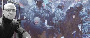 Demonstration in Ekaterinburg, Russland