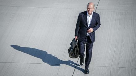 Bundeskanzler Olaf Scholz (SPD) 
