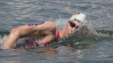 Florian Wellbrock tritt bei der WM in Fukuoka zunächst im Freiwasser an.