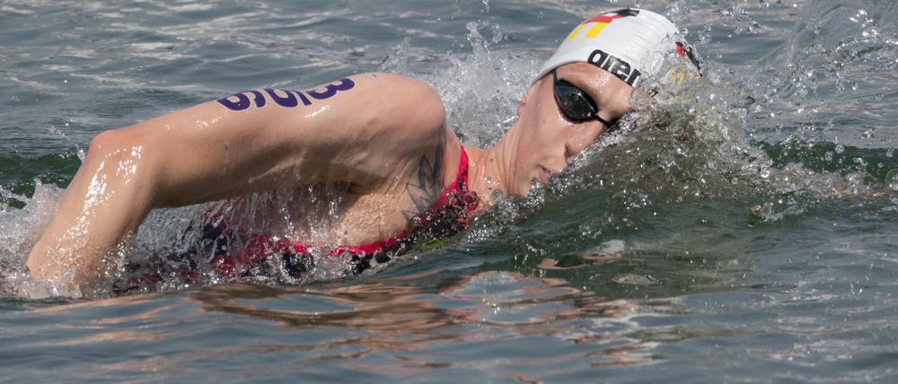 Florian Wellbrock tritt bei der WM in Fukuoka zunächst im Freiwasser an.