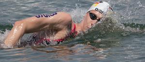 Florian Wellbrock ragte bei der vergangenen WM im Freiwasser heraus, enttäuschte aber im Becken.
