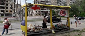 In Dnipro leben die Menschen mit der Zerstörung.