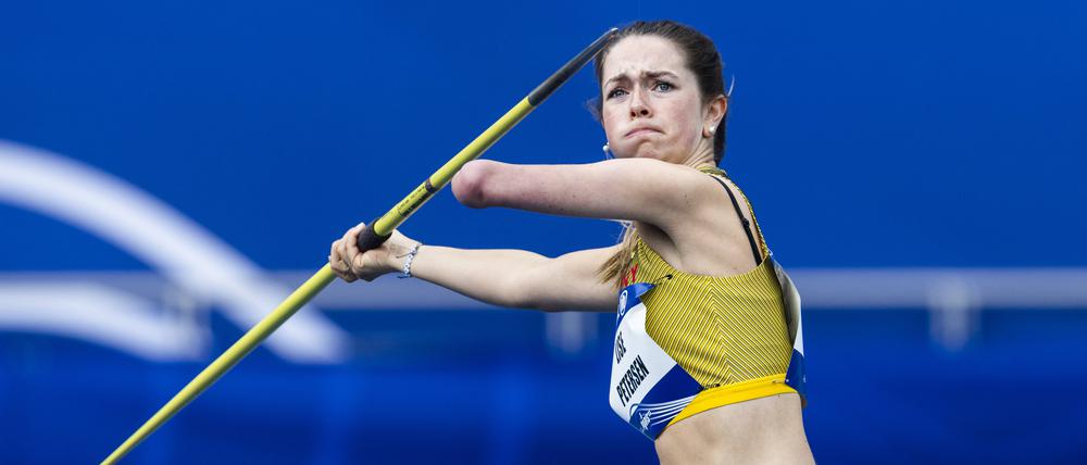 Lise Petersen bei der Para-WM in der Leichtathletik im Juli in Paris.