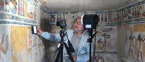 Philippe Martinez von der Sorbonne Université in Paris nutzte eine spezielle Röntgentechnik, um übermalte Farbpigmente zu analysieren.