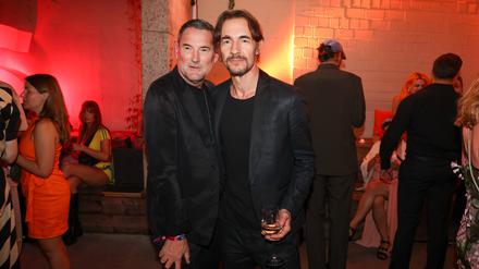 Michael Michalsky, Thomas Hayo kommen zur Party der Bunte New Faces Award Style im Prince Charles. Zum 23. Mal wurden Nachwuchstalente ausgezeichnet..