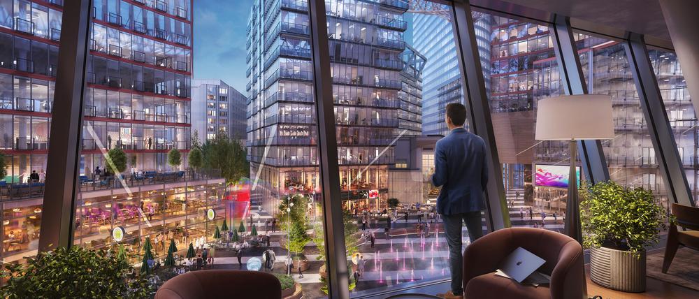 Das ehemalige Sony-Center am Potsdamer Platz wird momentan umgebaut.