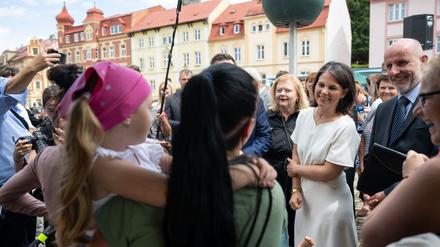 Annalena Baerbock auf Sommertour: „Brüche und Umbrüche machen das Leben interessant“.