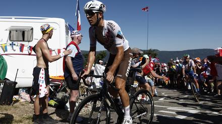 Benoit Cosnefroy hatte am Samstag zwischendurch auch viel Spaß.