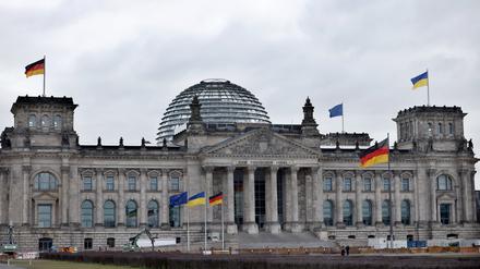 Das Reichstagsgebäude in Berlin.