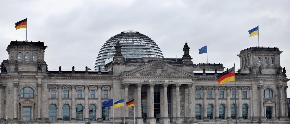 Das Reichstagsgebäude in Berlin.