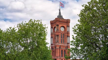 Das Rote Rathaus in Berlin.