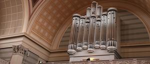 Die Hauptorgel in der Nikolaikirche.