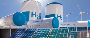Zukunftsmusik: Mithilfe von Sonnenlicht sollen einmal raue Mengen Wasserstoff produziert werden. 