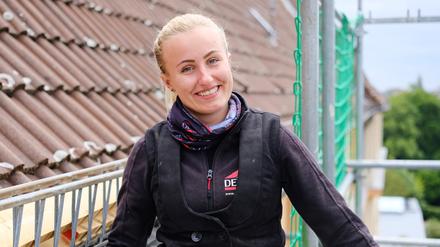 Josi K. ist im 1. Lehrjahr bei der Detzner Dachbau GmbH.