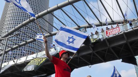 Demonstrant in Israel.