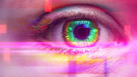 Die Wirkung von LSD ist In die Augen geschrieben.