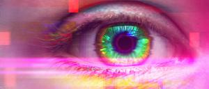 Die Wirkung von LSD ist In die Augen geschrieben.