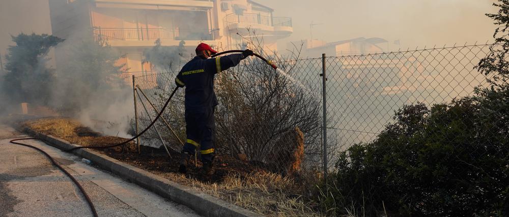 Feuer in Griechenland.