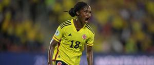 Linda Caicedo ist Kolumbiens Hoffnungsträgerin. Sie debütierte schon mit 14 Jahren in der A-Nationalelf.
