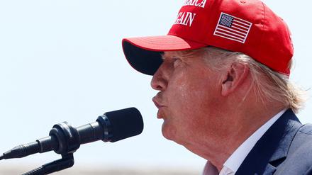 Trump möchte bei den Präsidentschaftswahlen im nächsten Jahr erneut für die Republikaner kandidieren.