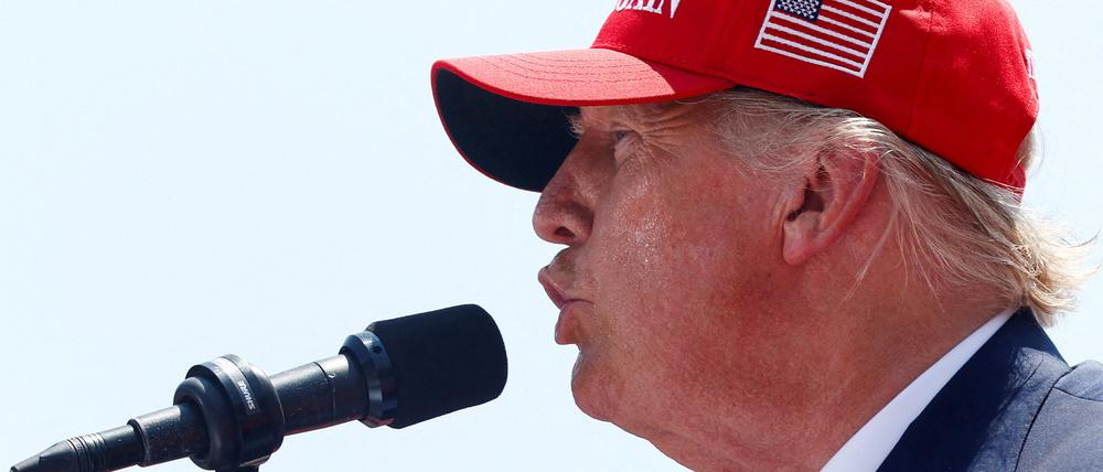 Trump möchte bei den Präsidentschaftswahlen im nächsten Jahr erneut für die Republikaner kandidieren.