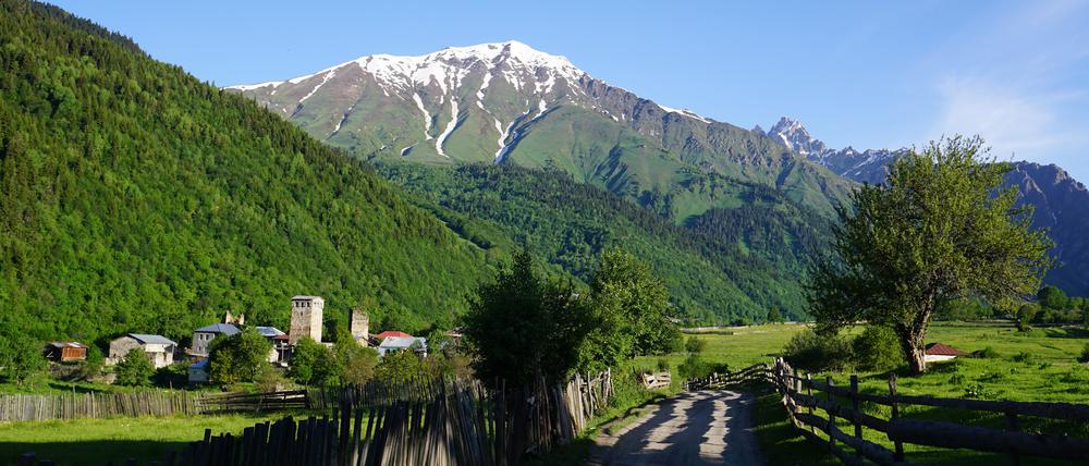 Wandern in Georgien.