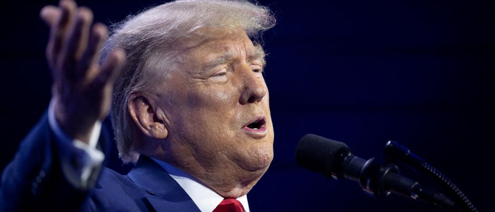 Der ehemalige US-Präsident Donald Trump