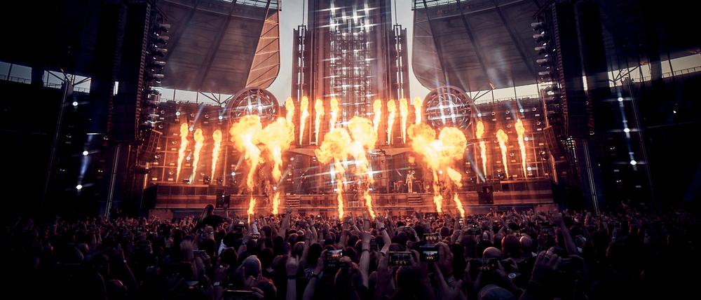 Rammstein waren am Samstag, Sonntag und Dienstag im Berliner Olympiastadion aufgetreten.
