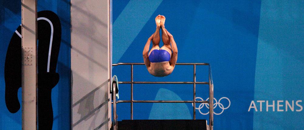 Der Auerbachsalto bei den Olympischen Spielen 2004.
