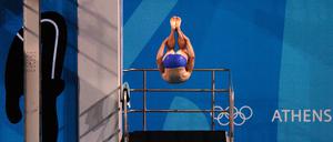 Der Auerbachsalto bei den Olympischen Spielen 2004.
