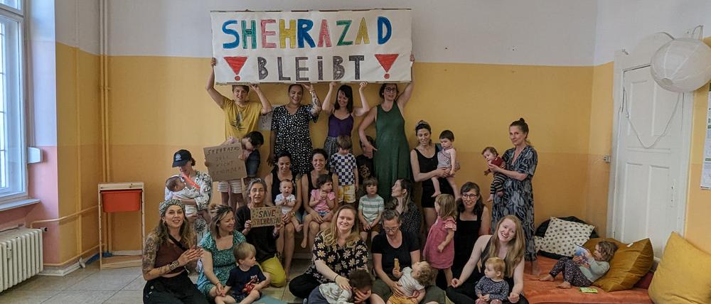 Neuköllner Mütter wollen für das Kleinkindzentrum Shehrazad kämpfen.