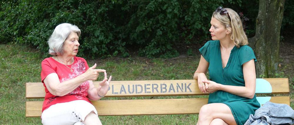 Es gibt viel zu erzählen, aber „Plauderin“ Saskia Bosch hört den Menschen auch einfach mal zu.
