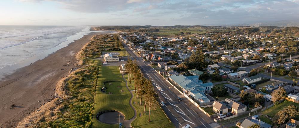 Otaki Beach in der Region Wellington in Neuseeland