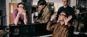 Die gereiften Blur, vorn Damon Albarn.