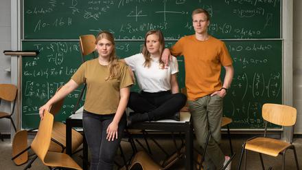 Das Gründerteam von Complori: Antonia Schrein, Amanda Maiwald und Nikolaj Bewer.