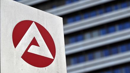 Das Logo der Bundesagentur für Arbeit in Nürnberg.